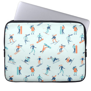 Funda Para Portátil Patrón de deportes de invierno