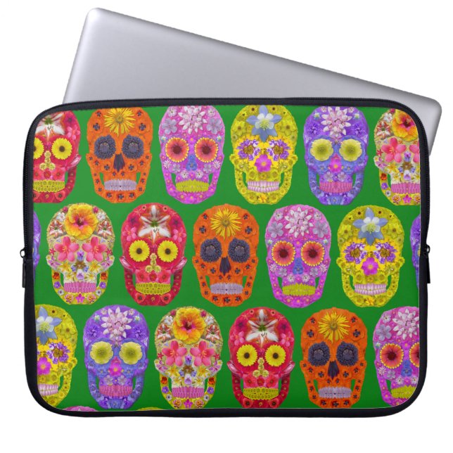 Funda Para Portátil Patrón de descompresión de flores 2018 (Frente)