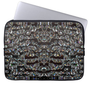Funda Para Portátil Patrón de diamante elegante diamante de imitación