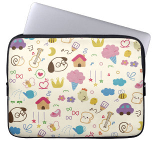 Funda Para Portátil Patrón de dibujos animados para niños
