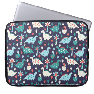 Funda Para Portátil Patrón de dinosaurios sin fisuras