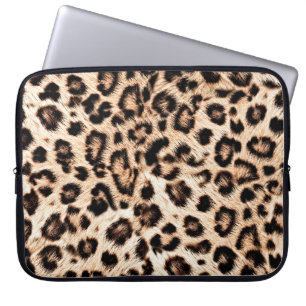Funda Para Portátil Patrón de diseño de leopardo: Elegancia salvaje.