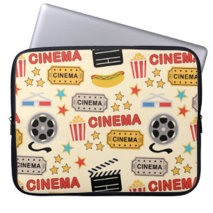 Funda Para Portátil Patrón de diversión del cine