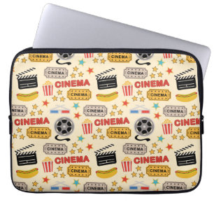 Funda Para Portátil Patrón de diversión del cine