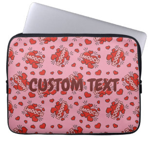 Funda Para Portátil Patrón de efectos de sonido de historieta de besad