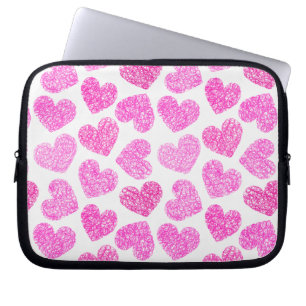 Funda Para Portátil Patrón de El día de San Valentín de corazón de gar