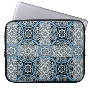 Funda Para Portátil Patrón de encaje brillante abstracto sin fisuras p