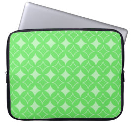 Funda Para Portátil Patrón de envío verde limón