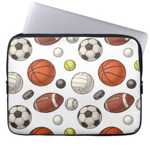 Funda Para Portátil Patrón de equipo deportivo