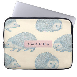 Funda Para Portátil Patrón de Erizo Encantador Personalizado