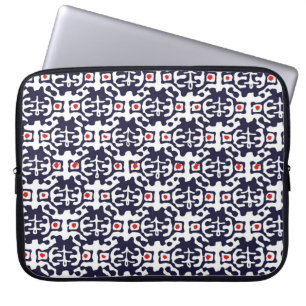 Funda Para Portátil Patrón de estilo étnico con motivos simples, ha vi