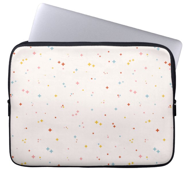 Funda Para Portátil Patrón de estrella de Pastel (Frente)