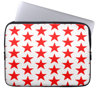 Funda Para Portátil Patrón de estrella roja
