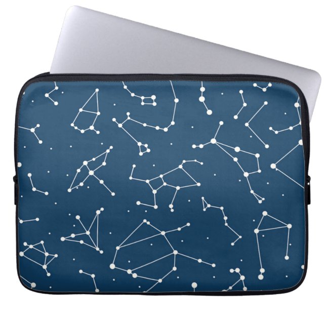 Funda Para Portátil Patrón de estrellas de constelación (Frente)