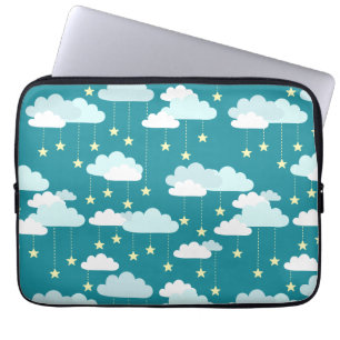 Funda Para Portátil Patrón de Estrellas y Nubes de Caída