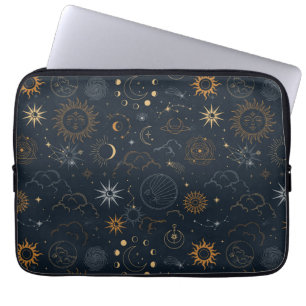 Funda Para Portátil Patrón de estrellas y planetas