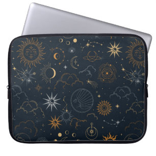 Funda Para Portátil Patrón de estrellas y planetas