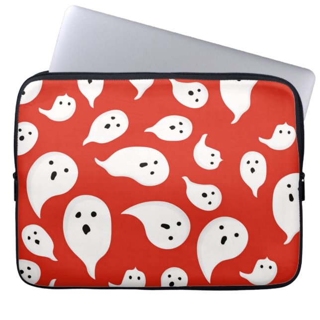 Funda Para Portátil Patrón de fantasma (Frente)