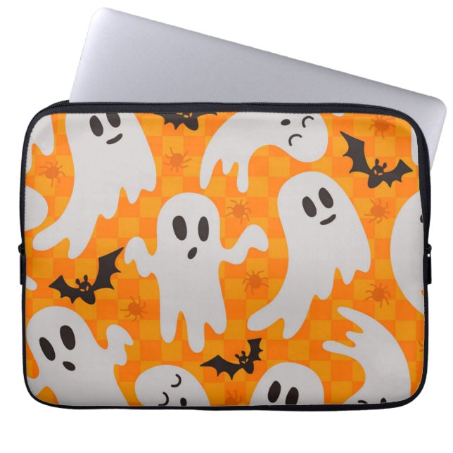Funda Para Portátil Patrón de fantasma (Frente)