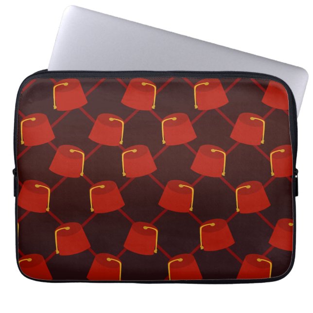 Funda Para Portátil Patrón de Fez (Frente)