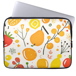 Funda Para Portátil Patrón de Fiesta de Frutas Tropicales