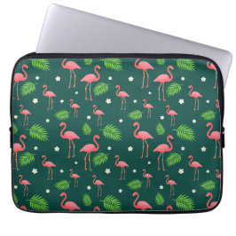 Funda Para Portátil Patrón de Flamenco Tropical
