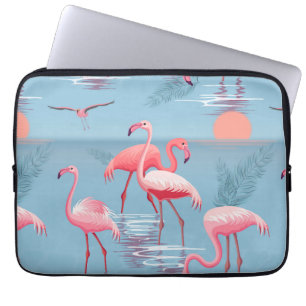 Funda Para Portátil Patrón de flamencos 1