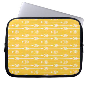 Funda Para Portátil Patrón de flechas amarillas