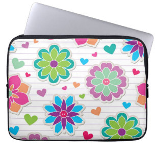 Funda Para Portátil Patrón de flor