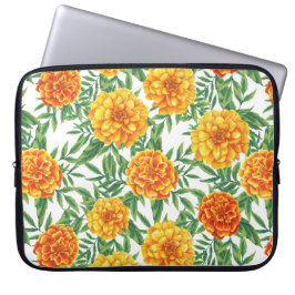Funda Para Portátil Patrón de flor de Marigold