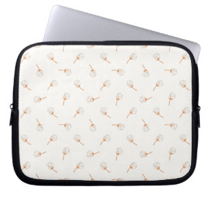 Funda Para Portátil Patrón de flor de punto de polka cúpula