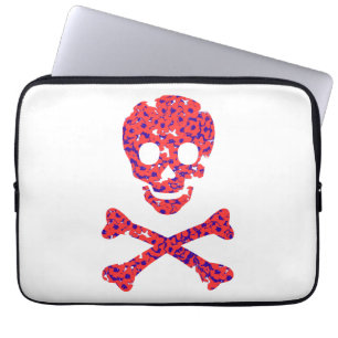 Funda Para Portátil patrón de flor rosa
