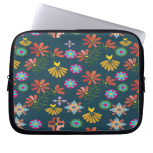 Funda Para Portátil patrón de flora
