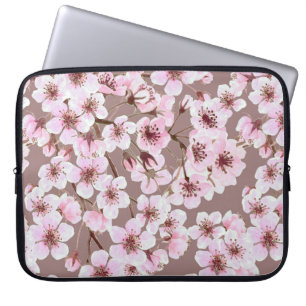 Funda Para Portátil Patrón de floración de cerezo