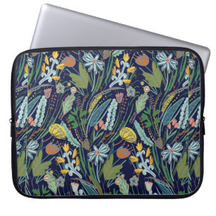 Funda Para Portátil Patrón de flores de campo