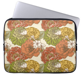 Funda Para Portátil Patrón de flores de jardín