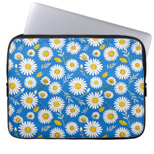 Funda Para Portátil patrón de flores de margarita