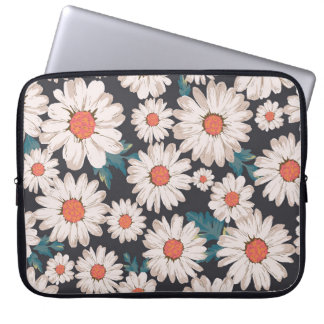 Funda Para Portátil Patrón de flores de margarita sin flor