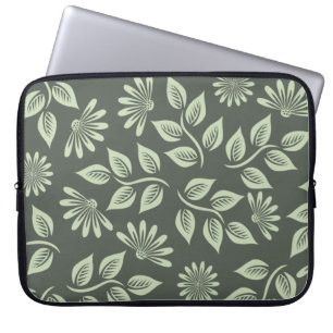 Funda Para Portátil Patrón de flores de primavera