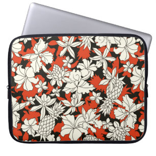 Funda Para Portátil Patrón de flores tropicales