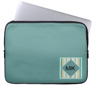 Funda Para Portátil Patrón de franjas marítimas