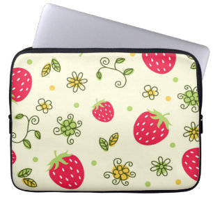 Funda Para Portátil Patrón de fresa