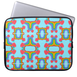 Funda Para Portátil patrón de fresitas