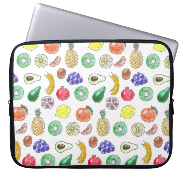 Funda Para Portátil Patrón de frutas (Frente)