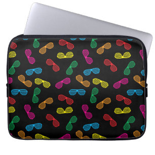 Funda Para Portátil Patrón de gafas de sol clásicas Neon