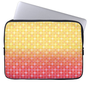 Funda Para Portátil Patrón de gradiente rojo amarillo
