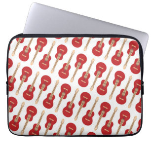 Funda Para Portátil Patrón de guitarra roja