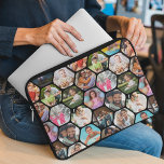 Funda Para Portátil Patrón de hexágono moderno y simple de varios Coll<br><div class="desc">Patrón multiCollage de fotos Sencillo Hexagon Hexagon Hexagon Honeycomb Electronics Personalizados Fundas de mangas de portátiles con un collage de fotos de tus fotos favoritas en forma de hexágono. Perfecto para regalos para cumpleaños, Navidades, Día de la Madre, Día del Padre, Abuelos, hermano, hermana, mejor amigo y más. FOTO TIP:...</div>