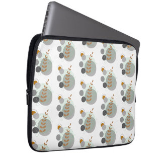 Funda Para Portátil Patrón de hoja retro