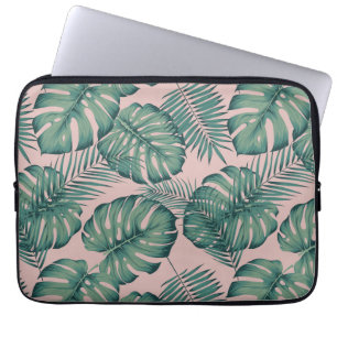 Funda Para Portátil Patrón de hoja tropical